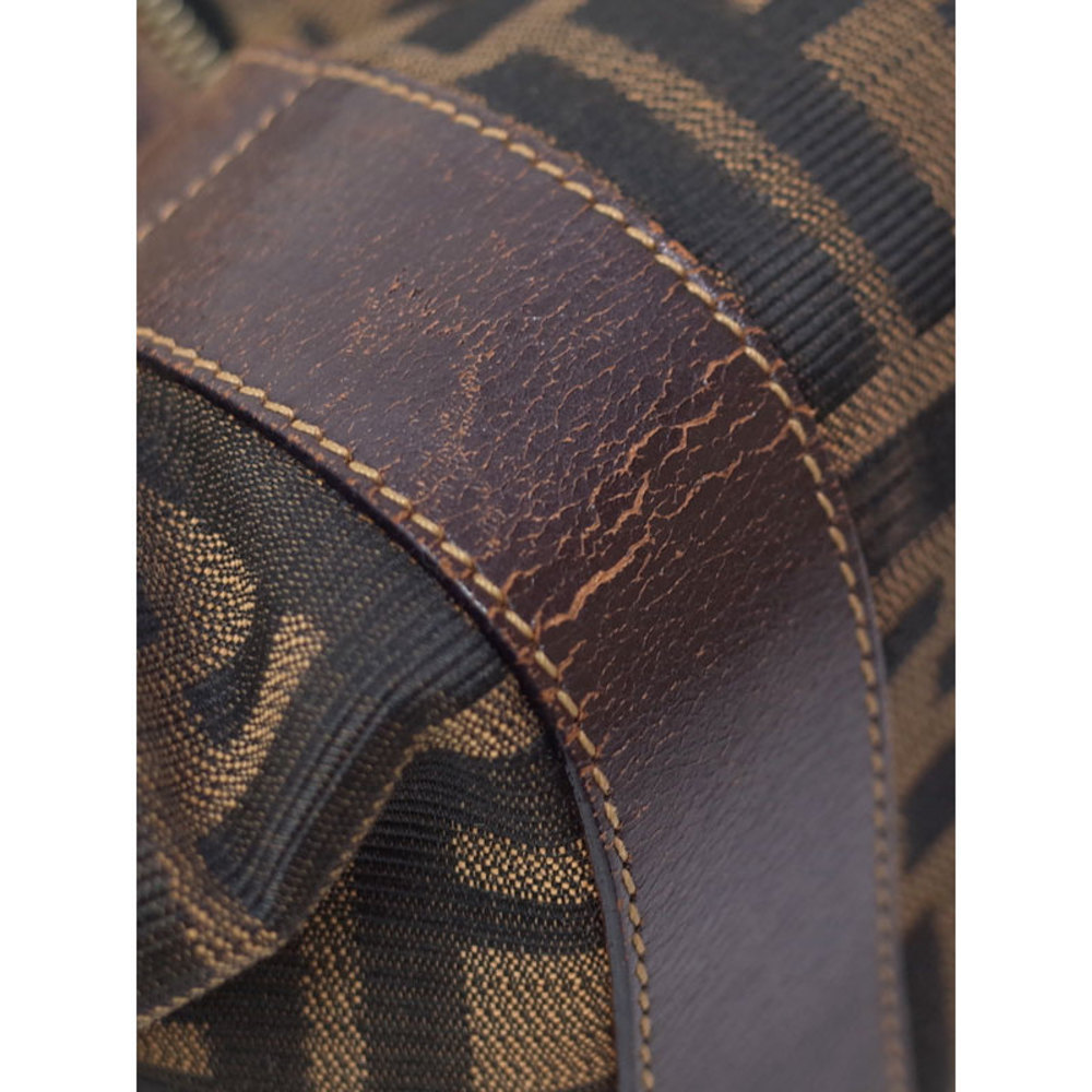 Fendi Handbag Pattern Brown Zucca - image 5